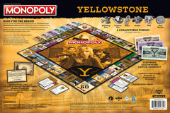 Yellowstone Monopoly game-night setup supports flexible play for 2-6 players aged 16 and up