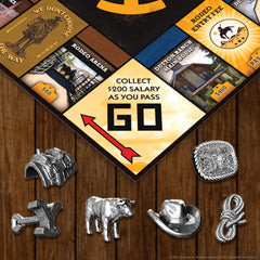 Yellowstone Monopoly title deeds cards highlight key properties to negotiate and brand-new routes for strategy