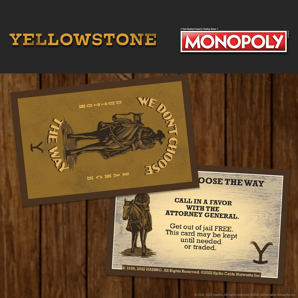 Yellowstone Monopoly wranglers and foreman rename key spaces for a textured, lore-rich board experience
