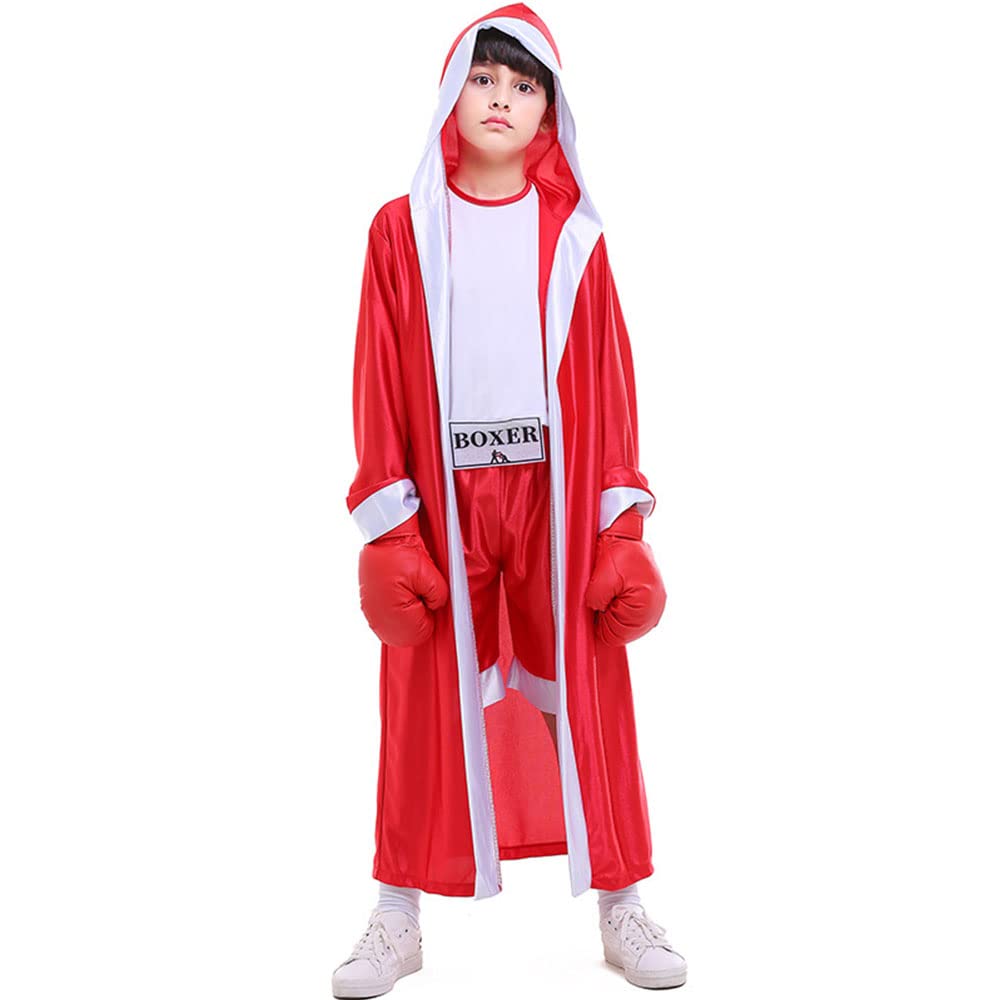 YEMYIQZ boxing costume for kids short jumpsuit enabling breathable, flexible movement.