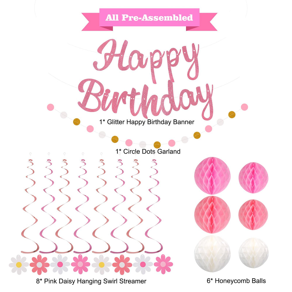 YEOCU pink honeycomb balls add festive depth to celebrations