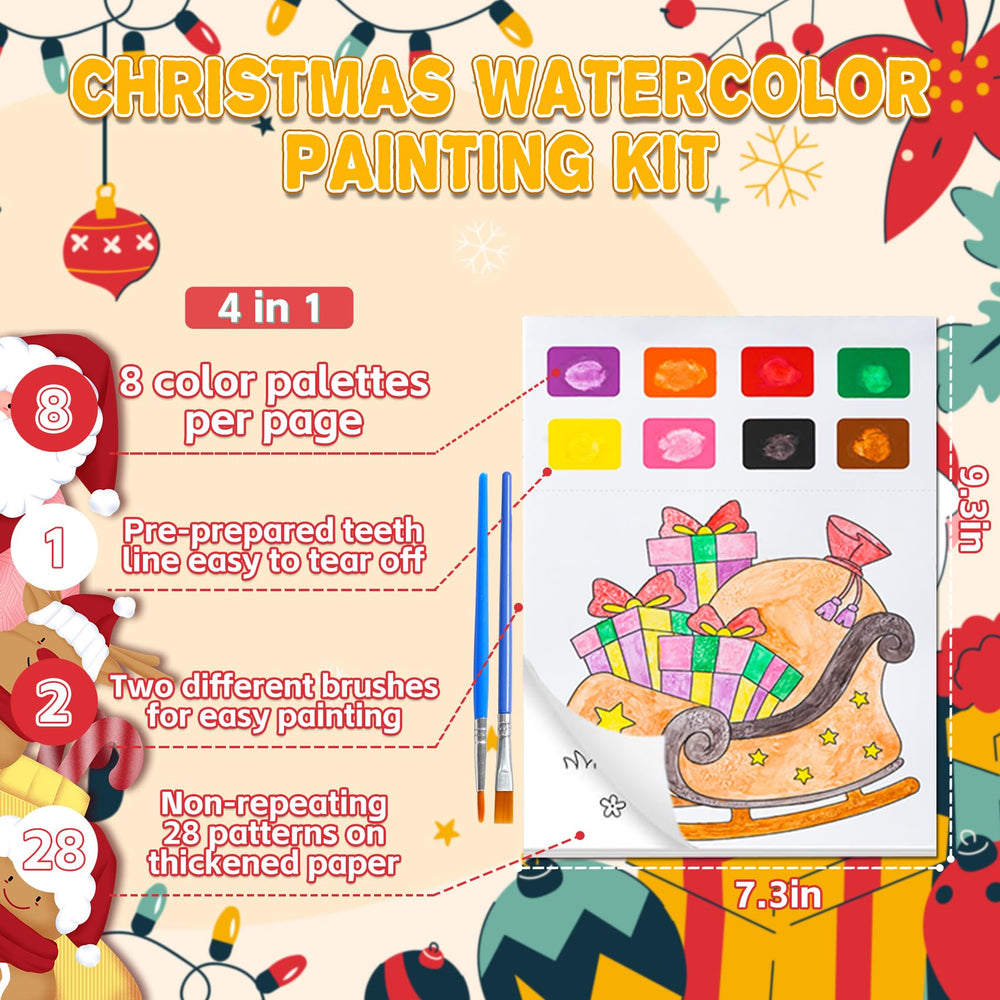 Yeolepor watercolor brushes set for easy, mess-free color application.