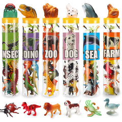 Yeonha Toys 82-piece animal set in bulk for sorting and imaginative play.