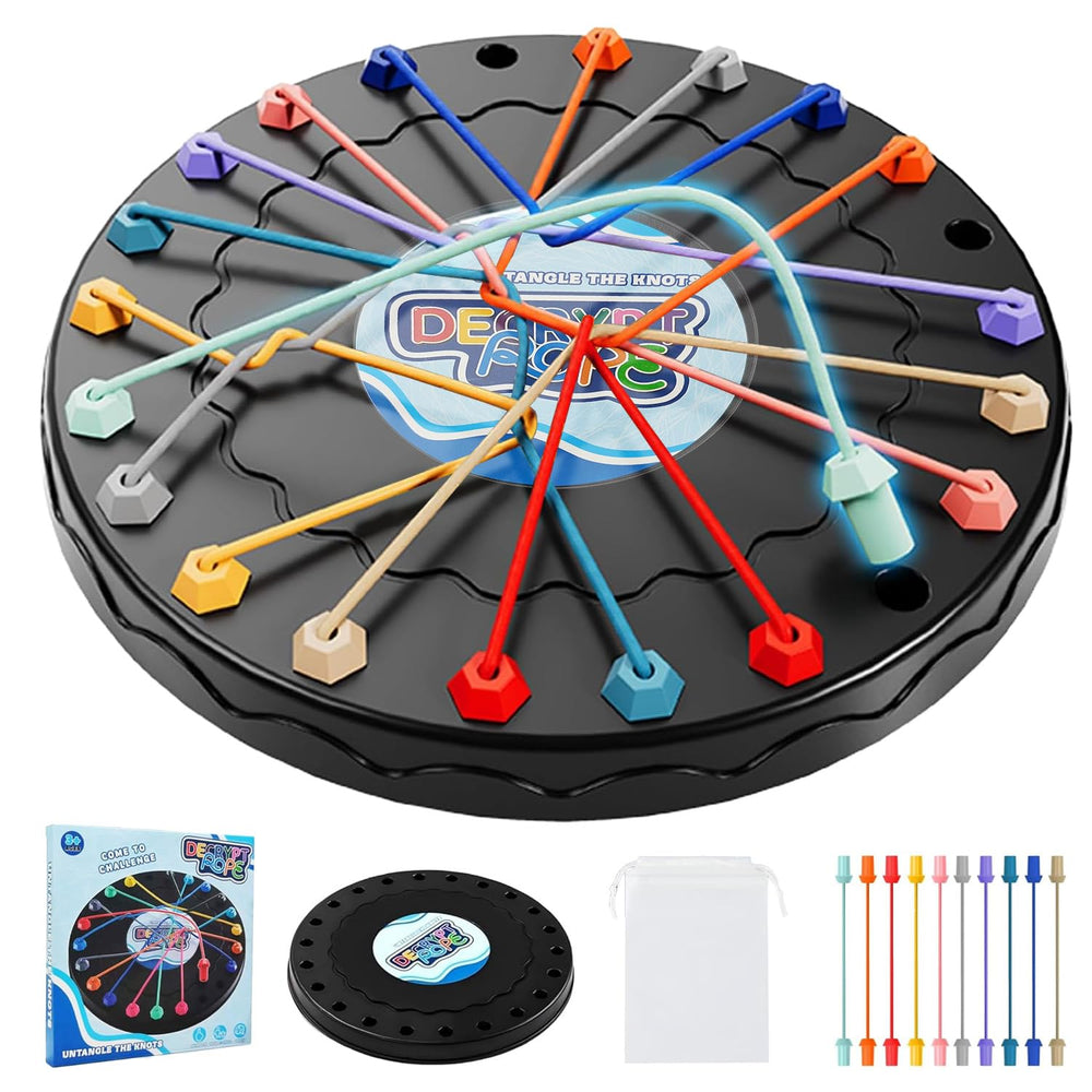 Yeopopshop Brainy Knots box setup invites family game night and problem-solving fun.