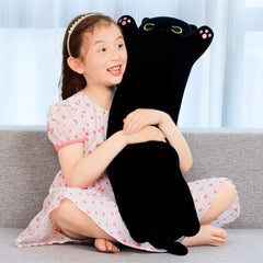 Yeqivo Black Cat Pillow zipper detail enables easy removal and cleanup