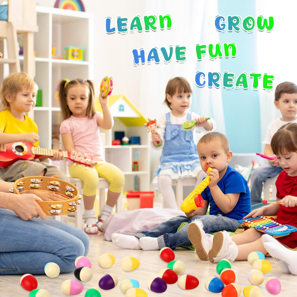 Yeshone egg shakers in classroom setup for group rhythm activities