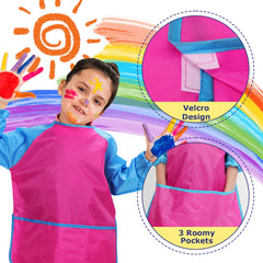 Yeunmu long-sleeve painting apron keeps sleeves clean for crafts