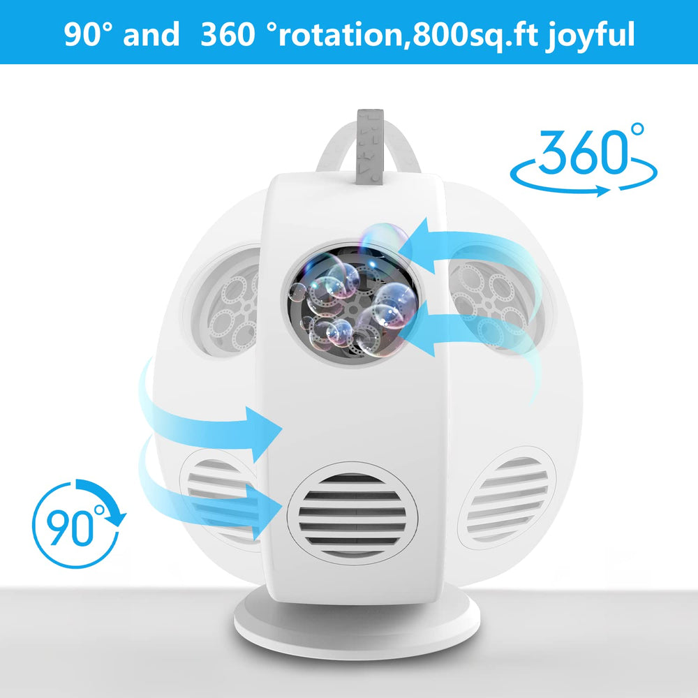 Yevohadt bubble machine indoors outdoor-ready for parties and celebrations