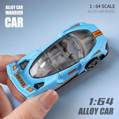 Yewkou 1:64 scale die-cast sports car with vivid color for display and play.