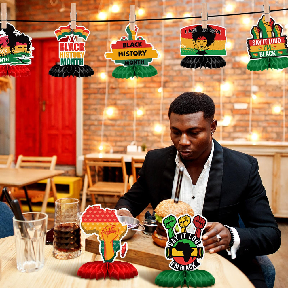 Yexiya 3D honeycomb centerpiece creates a festive focal point