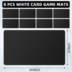 Yexiya sublimation-ready rubber playmat for customizable designs.