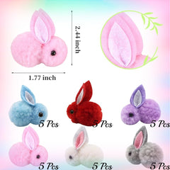 YGbridge colorful bunnies brighten tables and craft projects