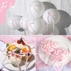 YGDZ pink bow decor for dessert table and gifts