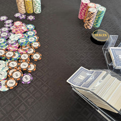 YH Poker speed cloth facilitates family poker nights and quick setup.