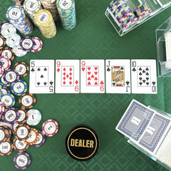 YH Poker cloth ships folded and requires ironing to remove creases