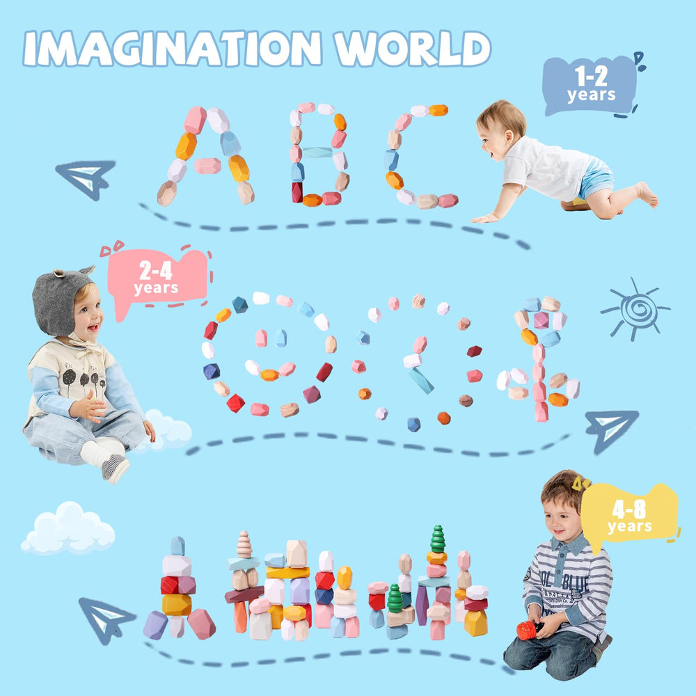 YHHYTOY Montessori-inspired set strengthens counting, sorting, and problem solving.