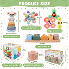 YHHYTOY wooden shape puzzle encouraging tactile exploration and cognitive growth.