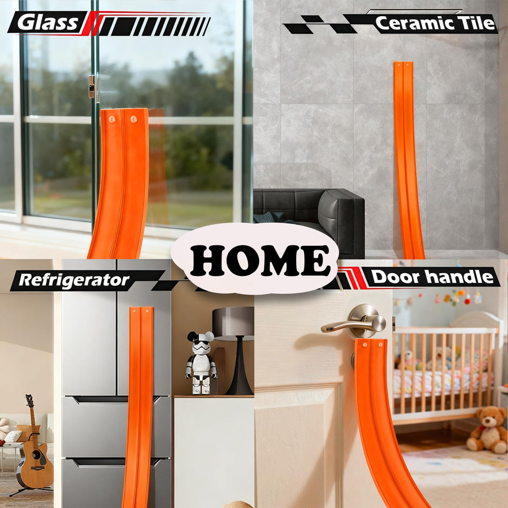 YHJZ suction cups secure on windows, tiles, and smooth surfaces for stable play