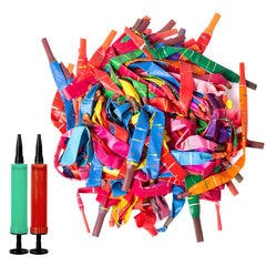 YHmall multicolor rocket balloons bundle for festive decor and reusable fun