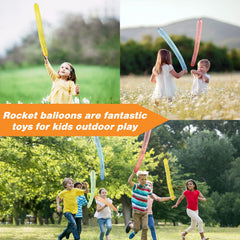 YHmall reusable rocket balloons support hours of flight-based play
