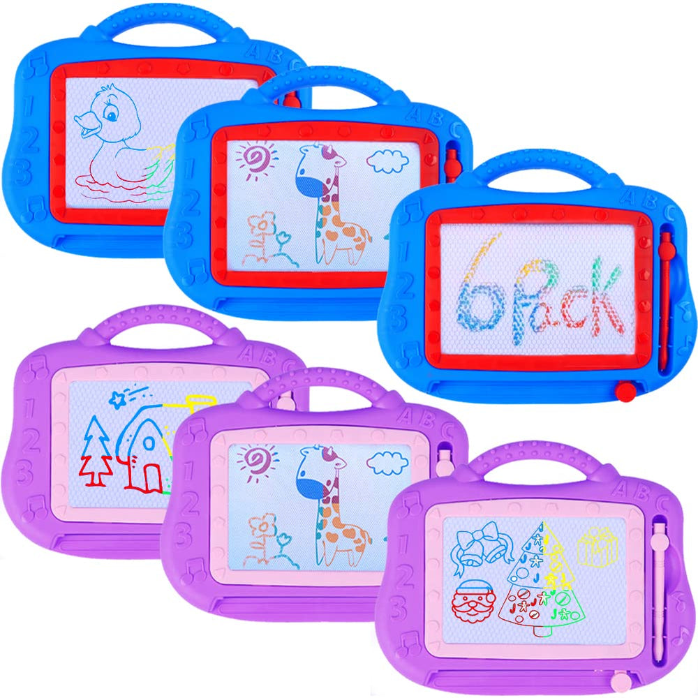 YI-YANG-AII color doodle board six-pack for mess-free kids' art