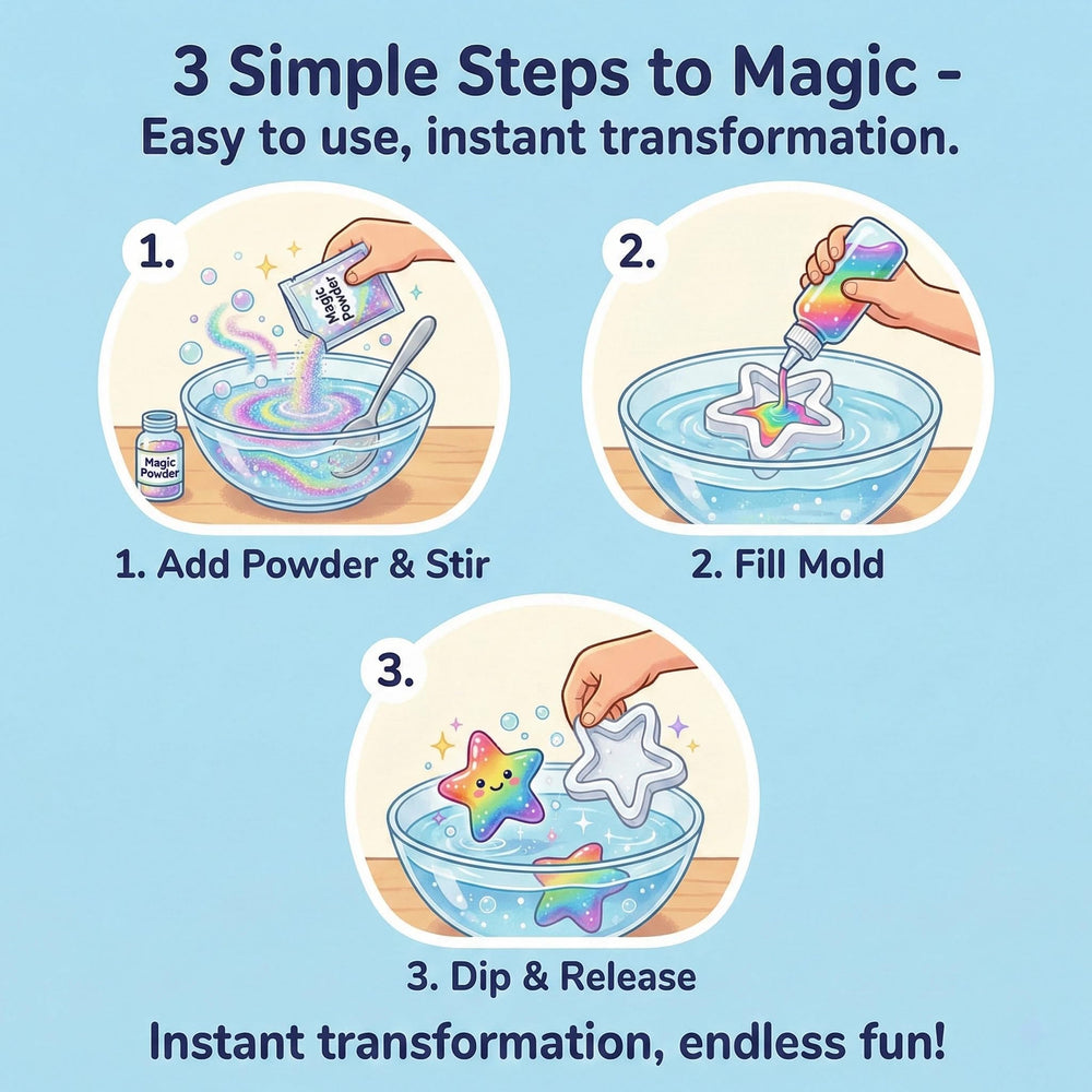 Yichushisu squishy making process with molding and shaping magic gel