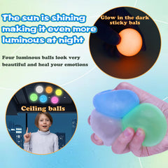 Yidayes Lumi Balls in ASMR style play for sensory engagement.
