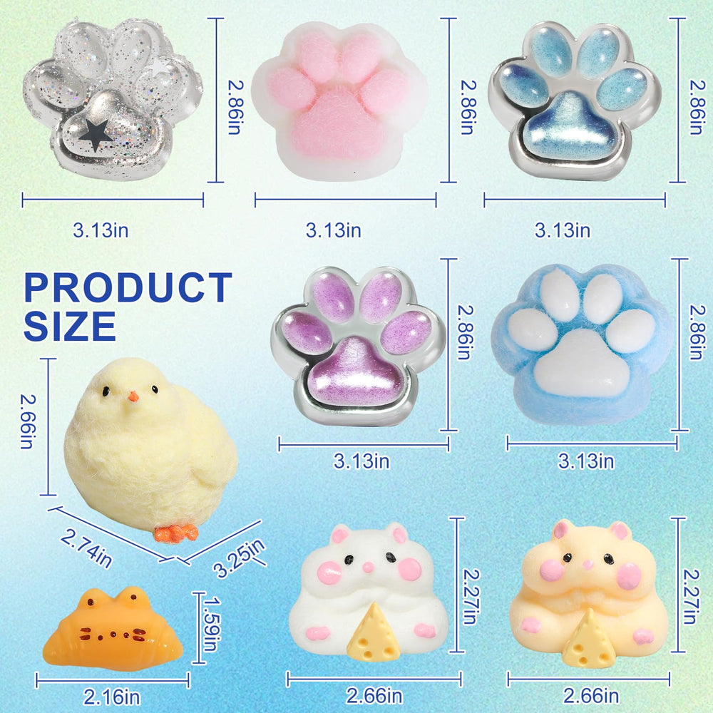Yidayes Taba squishy chick close-up for desk buddy use and collectability