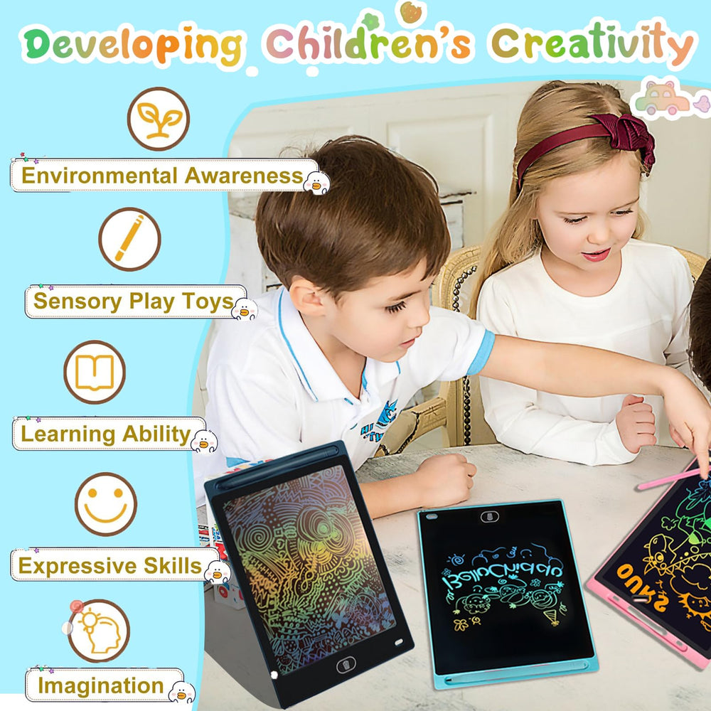Yidedraw eight-point-five-inch colorful doodle board sparks kid creativity.
