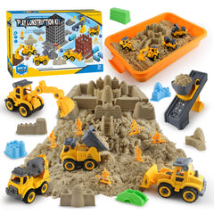 YIDESTARS Construction Sandbox with Lid shows organized storage for creative play