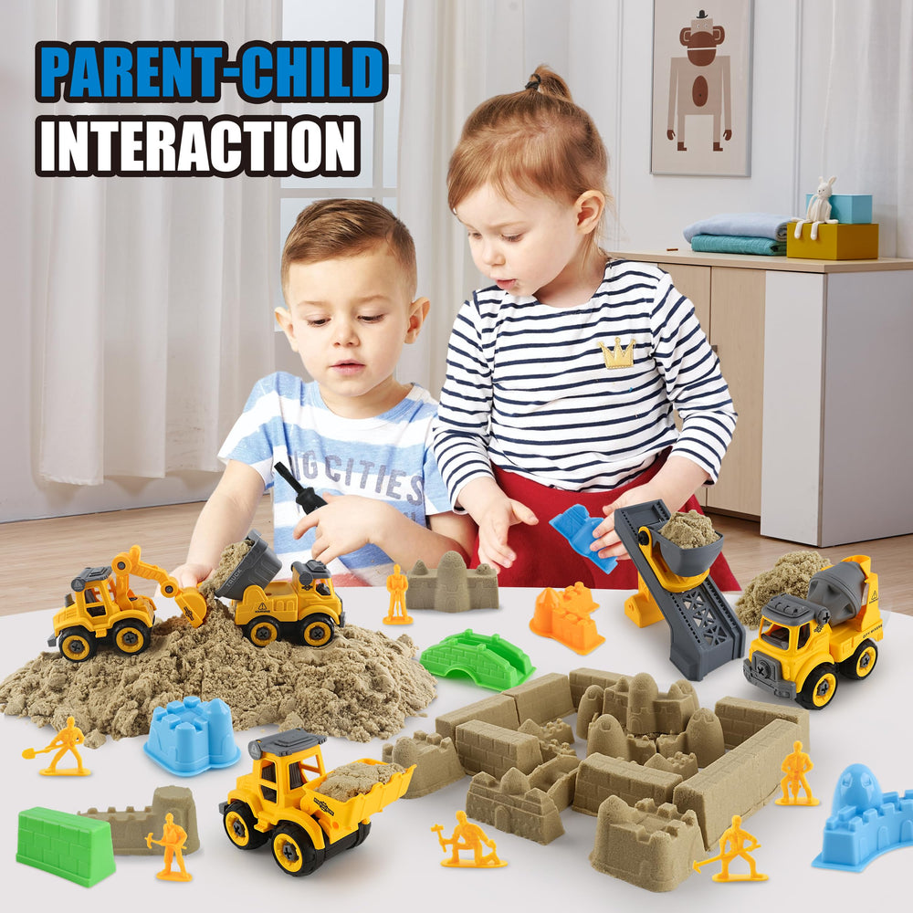 YIDESTARS Dump Truck image emphasizes sturdy construction for pretend hauling