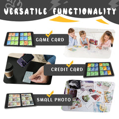 Yifan binder ships with 50 removable sleeves for flexible organizing.