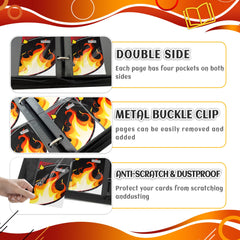 Yifan binder 50 removable sleeves for flexible layout
