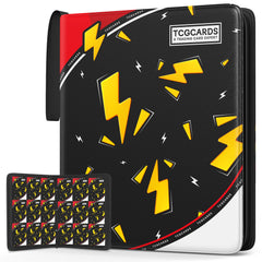 Yifan trading card binder front cover in premium PU leather protects collections.