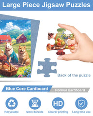 Yigney beach puzzle with vivid colors enhances concentration during calming activity