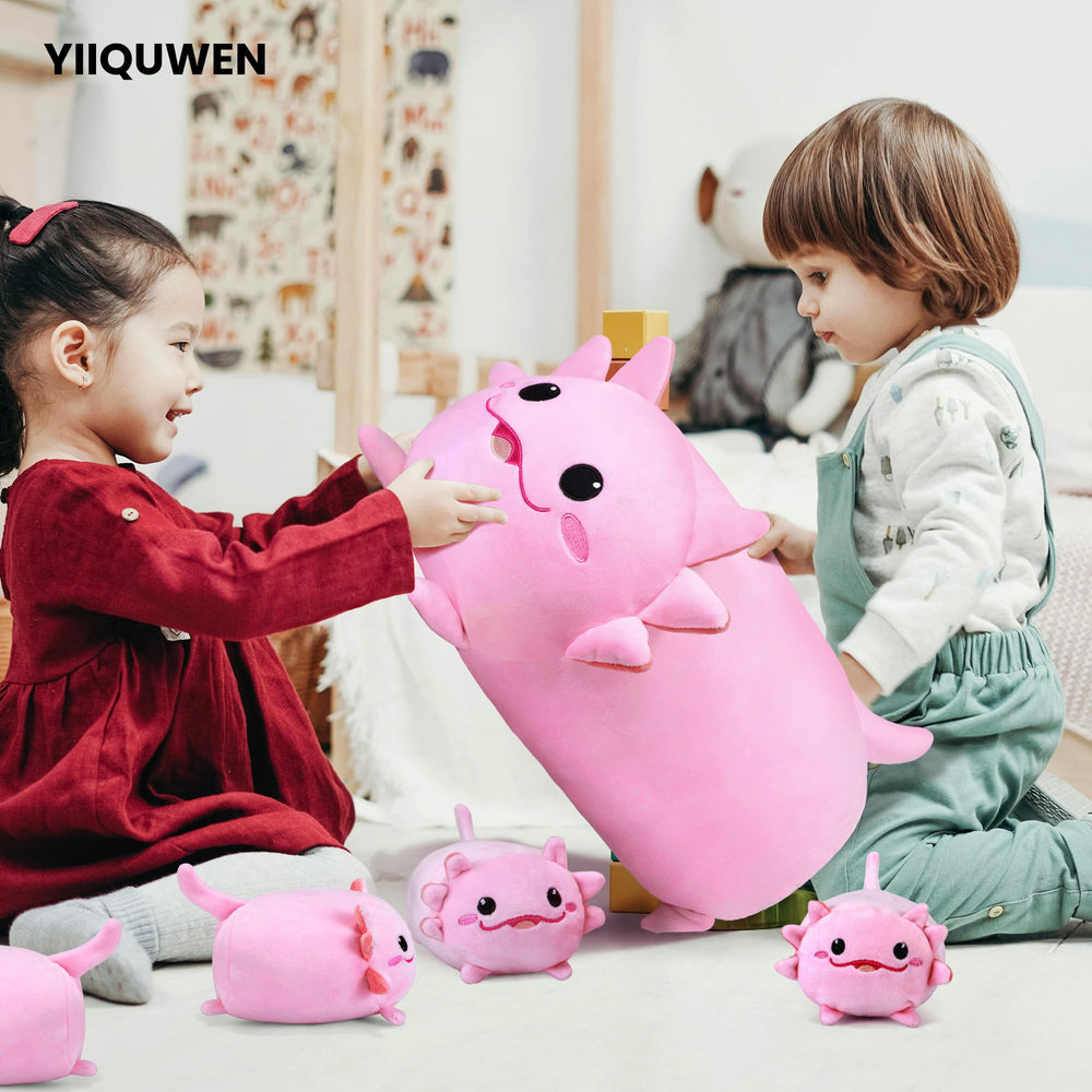 YIIQUWEN axolotl plush set makes a perfect birthday or Valentine gift