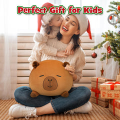 YIIQUWEN Capybara Plush arrives vacuum-packed, easy to fluff.