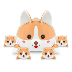 YIIQUWEN corgi plush arrives vacuum-packed and fluffs quickly.