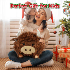 YIIQUWEN Highland Cow gift-ready set makes a charming birthday or holiday present.