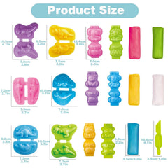Yiklucg 15 colored clays spark colorful dinosaur creations