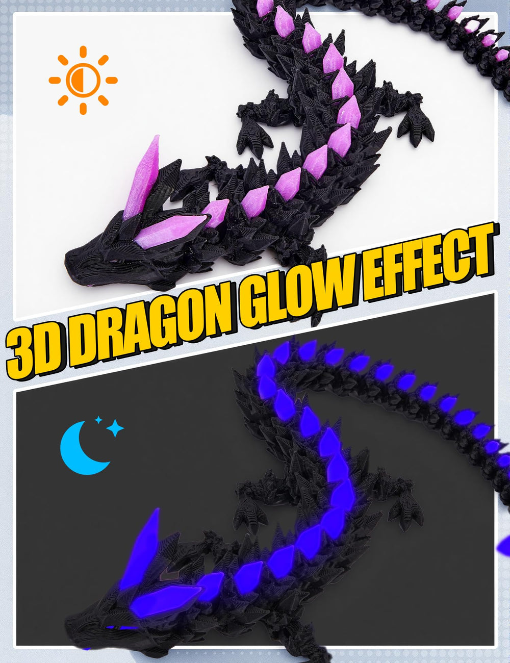 YILCER dragon egg-prefilled-easter with dragon toy inside