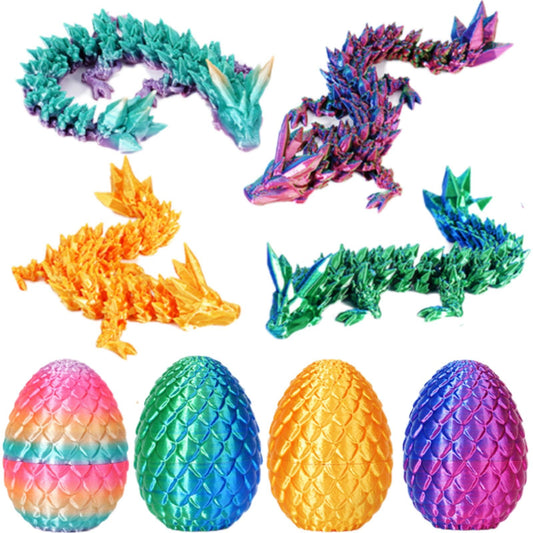 YILCER Dragon Egg Set Multicolor Pack brightens shelves and sparks imaginative play.