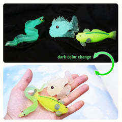 YiliUsAnwU soft TPR fish toy feels gentle on skin