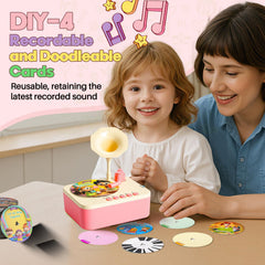 yimido kids phonograph soft flower light aids concentration and comfort