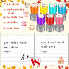 Yinder turkey design stamp adds festive feedback to activities.