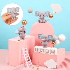 Yinder baby square toppers for versatile cake decoration