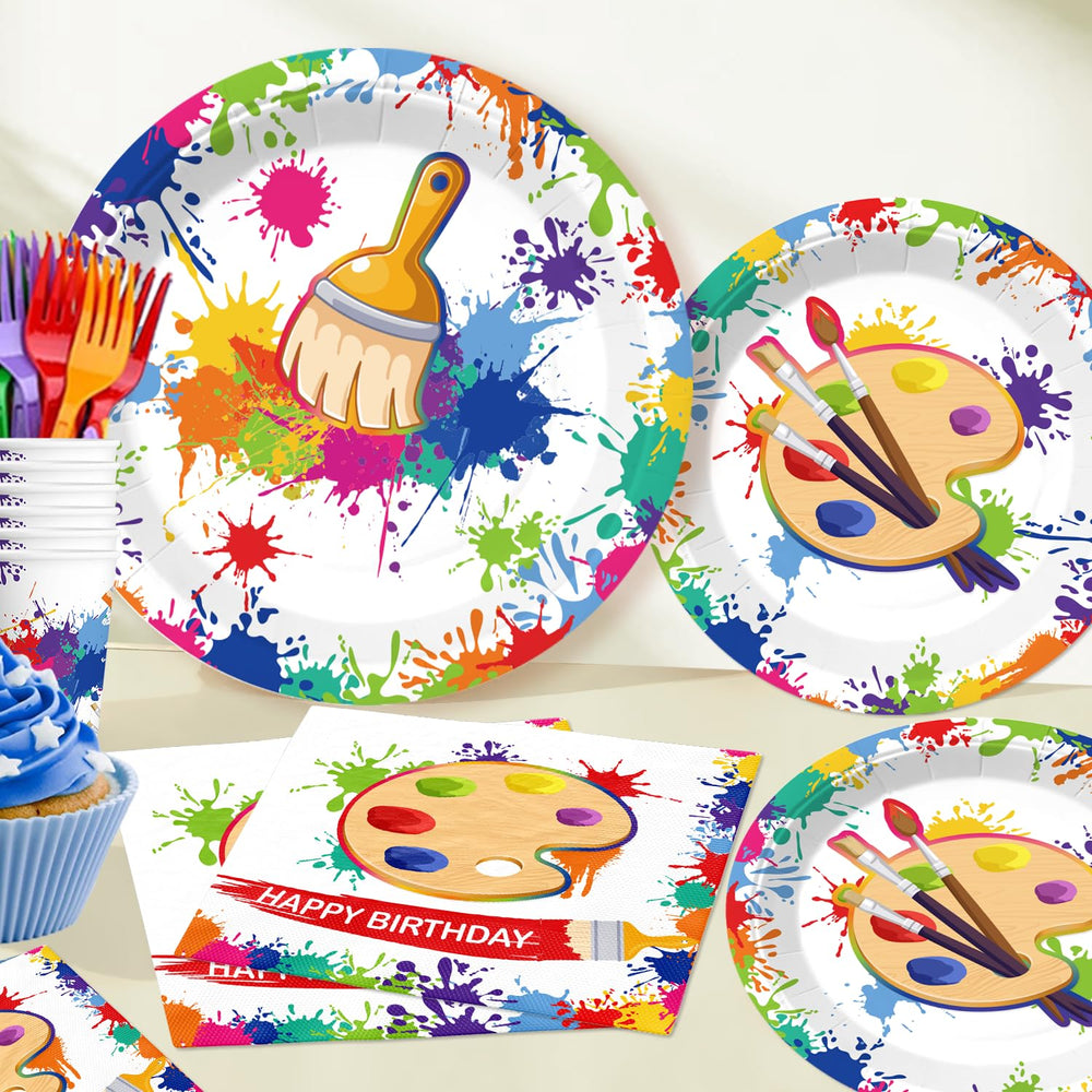 Yingoto centerpieces create a focal point on art-themed tables