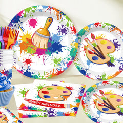 Yingoto centerpieces create a focal point on art-themed tables