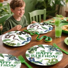 Yingoto Napkins feature reptile patterns for quick cleanup and stylish tables
