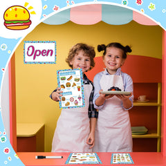 Yinkin guest check notepad keeps pretend orders organized during play.